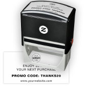 Logo Upload aangepaste korting Zelfinktende Stempel