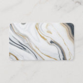 Logo Upload Marble Effect Appointment  Visitekaartje (Voorkant)