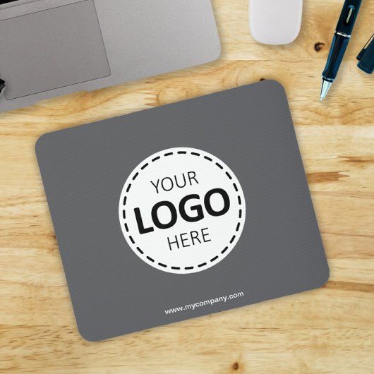 Logo Upload Modern Simple Gray Muismat