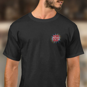Logo Upload Sjabloon - Zwart personeel T-shirt