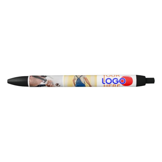 Logo uploaden zwarte inkt pen (Voorkant)