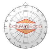 Logo van aangepast bedrijf dartbord (Voorkant)