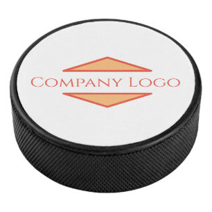 Logo van aangepast bedrijf hockey puck