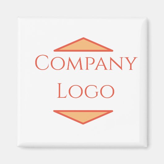 Logo van aangepast bedrijf magneet (Voorkant)