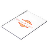 Logo van aangepast bedrijf notitieboek (Linkerzijde)