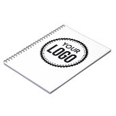 Logo van aangepast bedrijf notitieboek (Linkerzijde)
