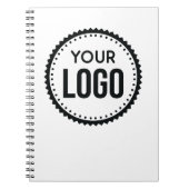 Logo van aangepast bedrijf notitieboek (Voorkant)