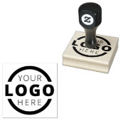 Logo van aangepast bedrijf 	rubberstempel (Gestempeld)