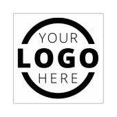 Logo van aangepast bedrijf 	rubberstempel (Afrduk)