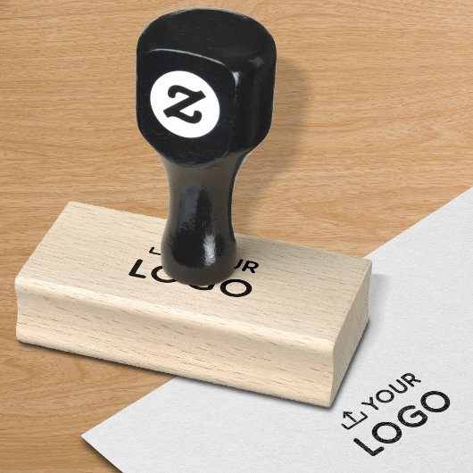 Logo van aangepast bedrijf rubberstempel