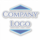 Logo van aangepast bedrijf sticker (Voorkant)