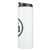 Logo van aangepast bedrijf thermosbeker (Geroteerd rechts)