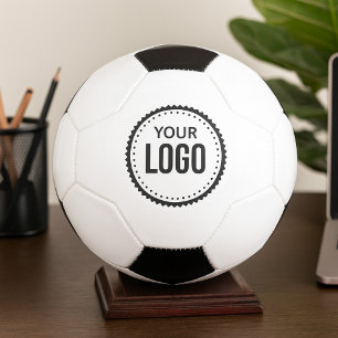 Logo van aangepast bedrijf voetbal