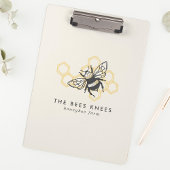  Logo van bijen Rustische imker Klembord