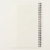  Logo van bijen Rustische imker Planner (Achterkant)