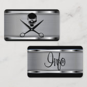 Logo van de Barberwinkel Visitekaartje (Voorkant / Achterkant)