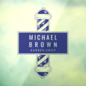 logo van de bedrijfs paal van de marine herenkappe raamsticker (Vel 3)