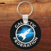 Logo van de Galactische Federatie Sleutelhanger (Achterkant)