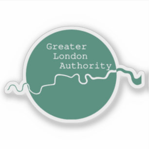 Logo van de Greater London Authority, Engeland Sticker