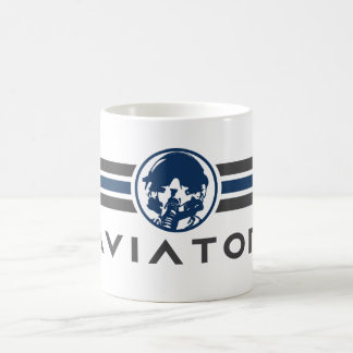 Logo van de helikopter met brandweerpiloot koffiemok