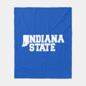 Logo van de Indiase staat Fleece Deken (Voorkant)