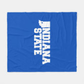 Logo van de Indiase staat Fleece Deken (Voorkant (Horizontaal))