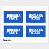 Logo van de Indiase staat Rechthoekige Sticker (Vel)