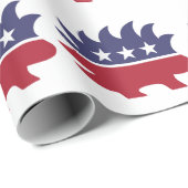 Logo van de libertariële partij cadeaupapier (Rol Hoek)