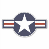 Logo van de luchtmacht sticker (Voorkant)