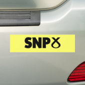 Logo van de Scottish National Party (SNP) Bumpersticker (Op auto)