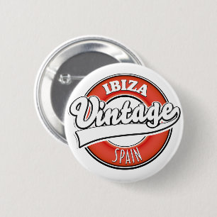 Logo van de soort Ibiza spain Ronde Button 5,7 Cm