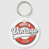 Logo van de  soort Ibiza spain Sleutelhanger (Achterkant)