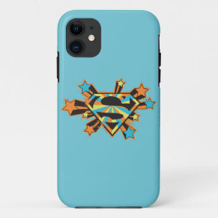Logo van de Sterren van Supergirl het Kleurrijke iPhone 11 Hoesje