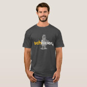 Logo van de Techfoolery Robot - Mannen T-shirt (Voorkant volledig)