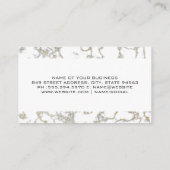 Logo van goudmetalen | Marmer Visitekaartje (Achterkant)