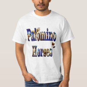 Logo van het Afbeelding van Palomino-paarden, T-shirt