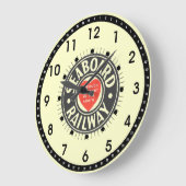 Logo van het hart van de zeescheepvaart grote klok (Hoek)