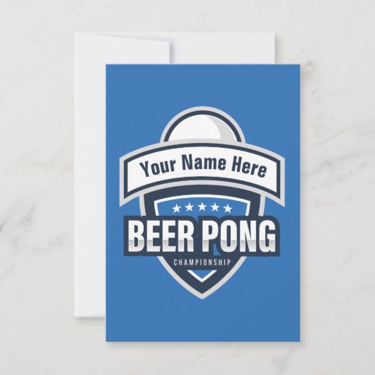 Logo van het  kampioenschap beer Pong (Voorkant)