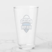 Logo van het  kampioenschap beer Pong Glas (Achterkant)