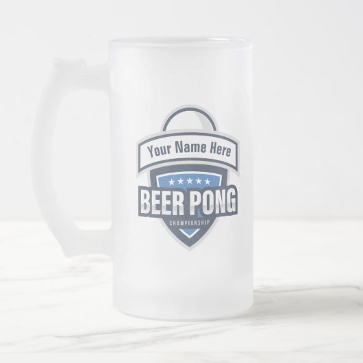 Logo van het  kampioenschap beer Pong Matglas Bierpul (Links)