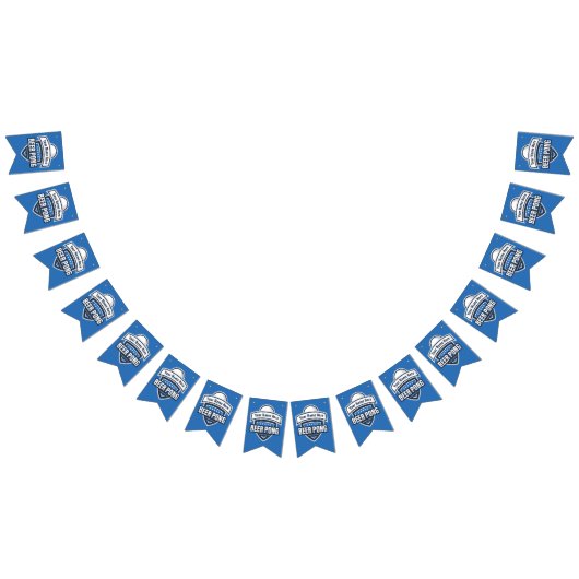 Logo van het  kampioenschap beer Pong Vlaggetjes (Alle)