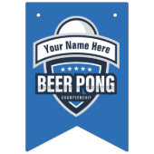 Logo van het  kampioenschap beer Pong Vlaggetjes (Eerste vlag)