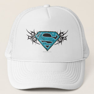 Logo van het Patroon van Supergirl het Stammen Trucker Pet