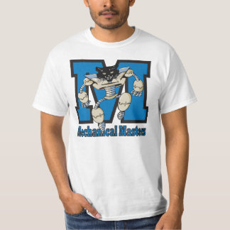 Logo van het roboticateam van de middelbare school t-shirt