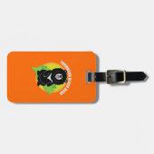 Logo van het zwarte beer van Formosan (Taiwan) Bagagelabel (Voorkant horizontaal)