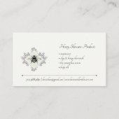 Logo van honingbijen visitekaartje (Achterkant)