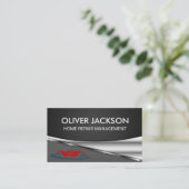 Logo van hypotheekhuis visitekaartje (Staand voorkant)