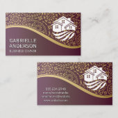 Logo van hypotheekhuis visitekaartje (Voorkant / Achterkant)