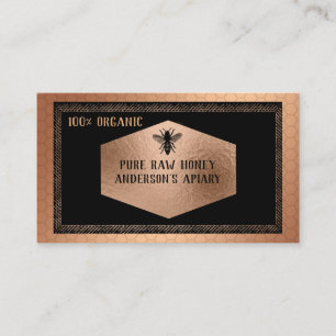 logo van Luxe roos goudhoning Visitekaartje