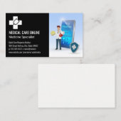 Logo van Medicus | Online Dokter Apps Visitekaartje (Voorkant / Achterkant)